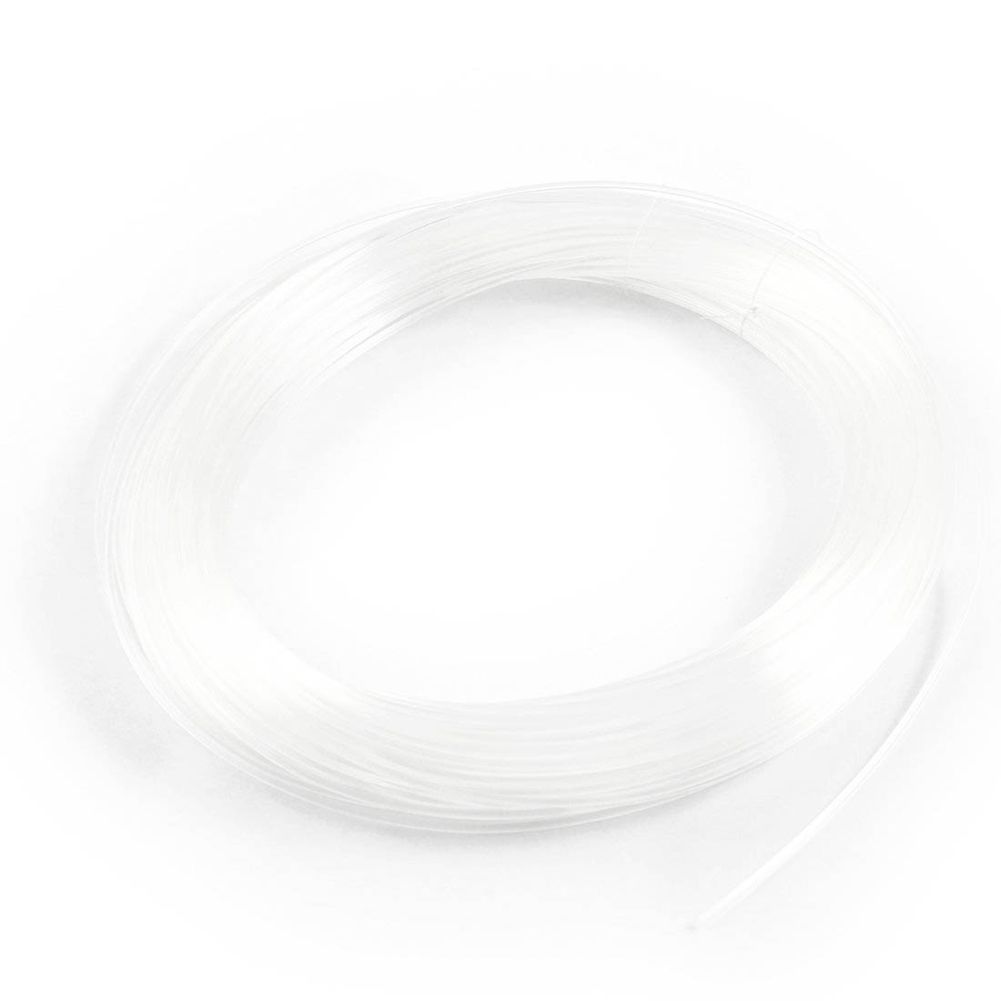 어부 모노 필라멘트 플루오로카본 낚시 리더 라인 1.2mm 직경 흰색